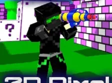 Paintball gun pixel 3D multiplayer